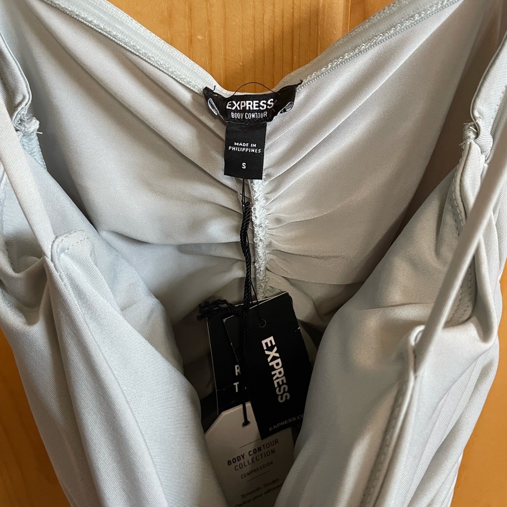 Express Ruched Tank Bodysuit - Picture 2 of 7